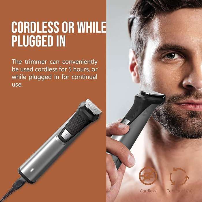 PHILIPS Multi Groomer 29 Piece Mens Grooming Kit, Trimmer for Beard, Head, Body, and Face - Premium Storage case - Image 4