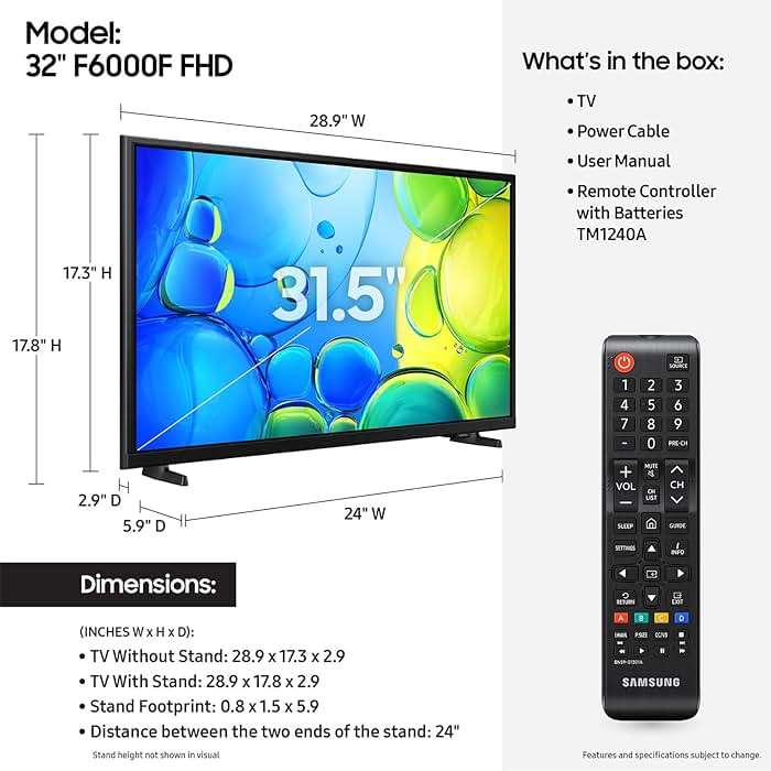 SAMSUNG 32-Inch Class Full HD F6000 Smart TV (2025 Model) HDR, Object Tracking Sound Lite, Knox Security, One UI Tizen, Smart TV - Image 2