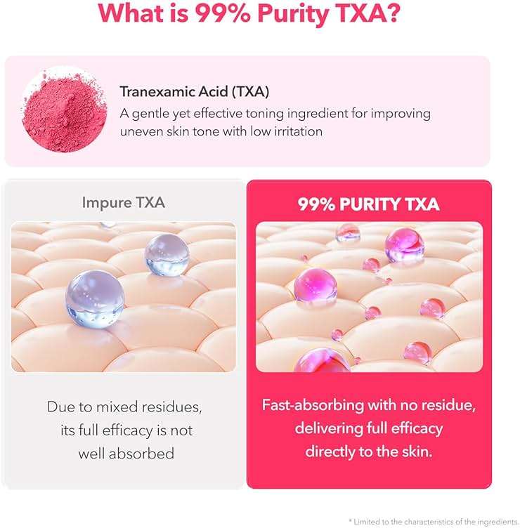 APRILSKIN TXA+Niacinamide 99 Pink Milky Toner | 99% High-Purity TXA 3%+ Niacinamide 5% for Brightening | Highly Concentrated Cream Toner | Deep Moisturizing Formula for Dull Skin | 5.07 fl.oz. - Image 8