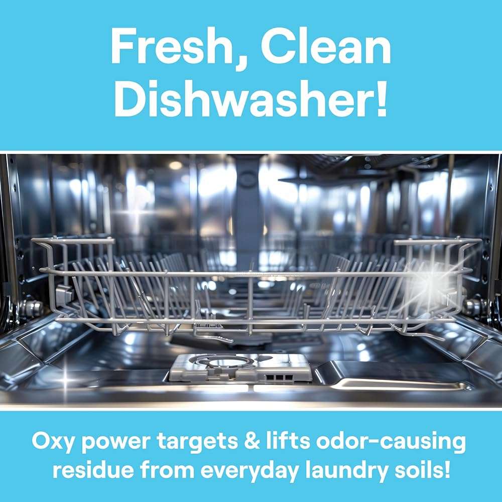 Seventh Generation Dishwasher Cleaning Packs 6 Count Free & Clear Removes odor-causing residue Powered by oxy power - Image 3