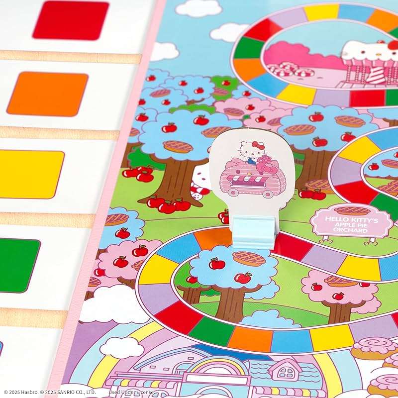 Candy Land: Hello Kitty & Friends Board Game, Play as Hello Kitty, My Melody, Cinnamoroll & Kuromi, Preschool & Family Board Game for Ages 5 +, 2-4 Players, Officially Licensed Sanrio Merchandise - Image 6