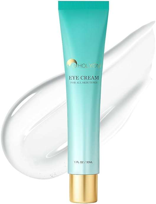 HOLYOM Eye Cream for Dark Circles & Puffiness Reduces Eye Bags, Wrinkles & Fine Lines | Hydrating Under Eye Care for Women - Image 1