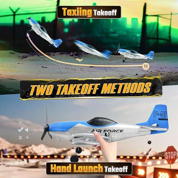 BEZGAR RC Plane, Drones for Kids, 6-axis Gyro Remote Control Airplane, RC Helicopter, Easy Control for Beginners Toys - Image 4