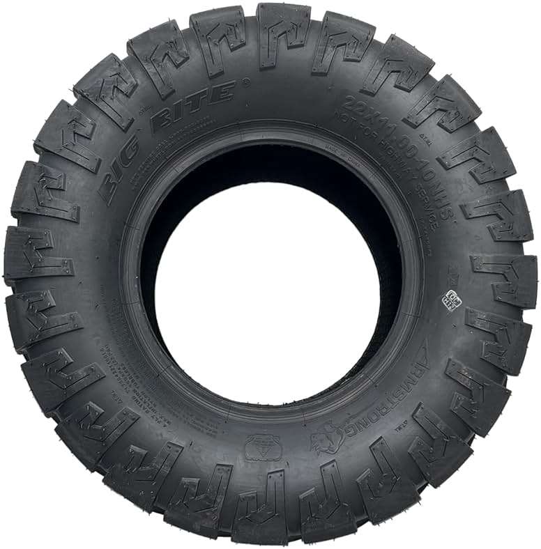 22x11.00-10 4 Ply Big Bite Tire - Image 3