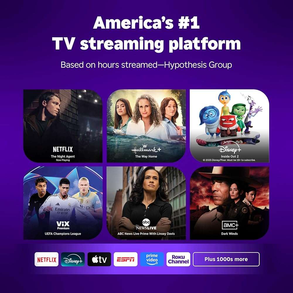 Roku Streaming Stick HD — HD Streaming Device for TV with Roku Voice Remote, Free & Live TV - Image 2