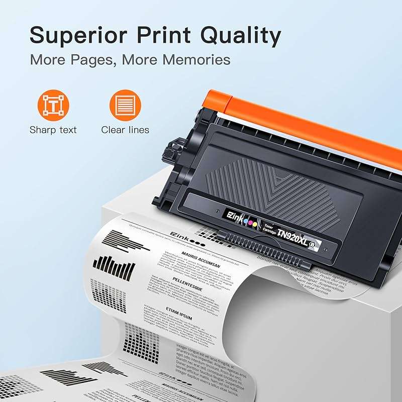 E-Z Ink TN920XL TN920 Toner Cartridge for HL-L6210DW HL-5915DW Compatible Replacement for Brother TN 920XL TN920XXL TN920UXXL TN-920 XL High Yield Use with HL-L6210DWT HL-L5210DW (4 Black, with Chip) - Image 4