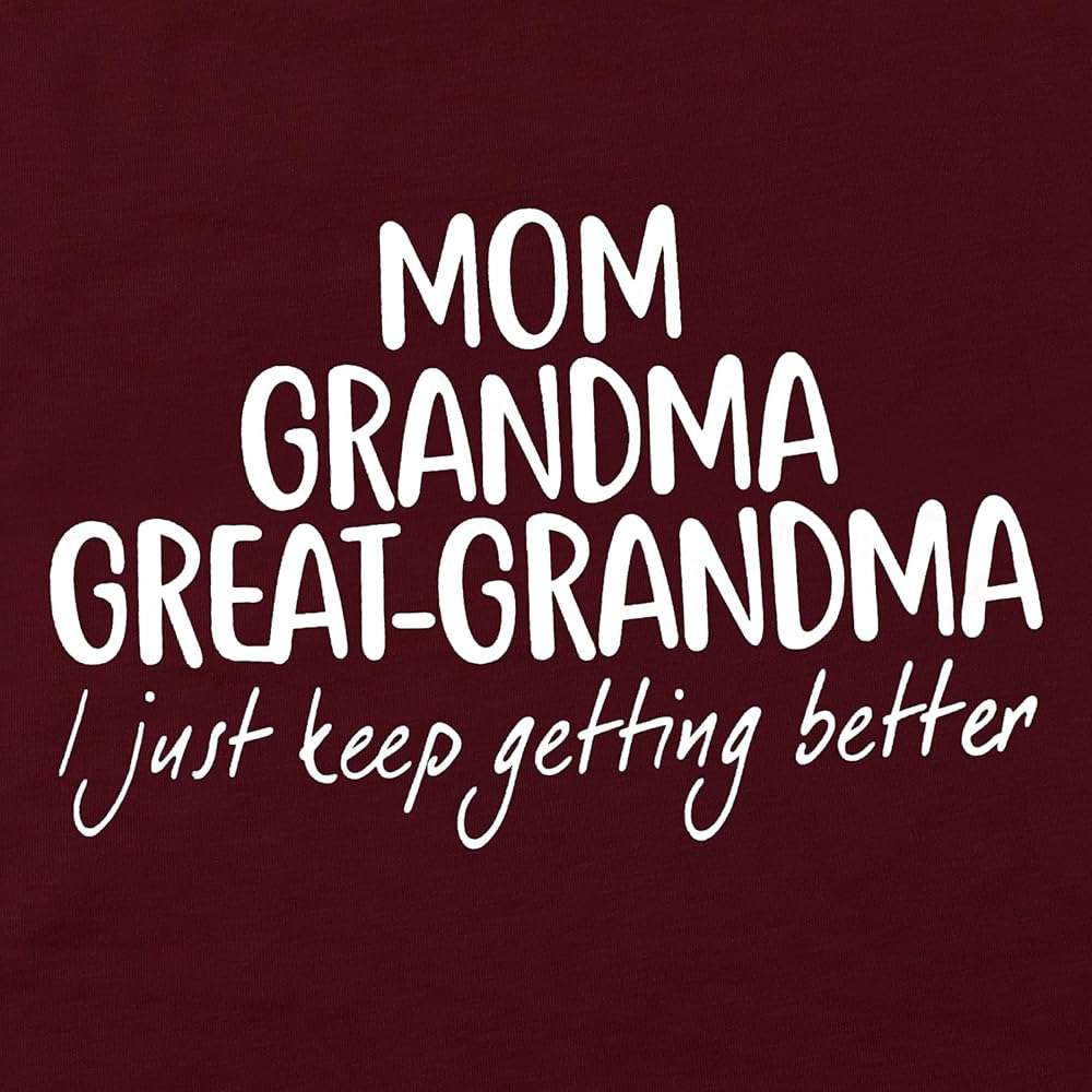 ZUNQKG Womens Great Grandma Shirt with Inspirational Saying Crewneck Short Sleeve Mom Grandma Gift Tops - Image 7