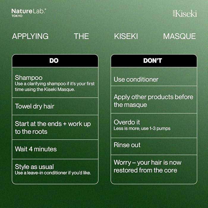 NatureLab.TOKYO Kiseki Molecular Repair Leave-In Hair Masque Refill: Restores Damaged Hair, Repairs Heat & Chemical Damage, Boosts Strength, Smoothness & Softness, 1.7 Fl Oz - Image 7