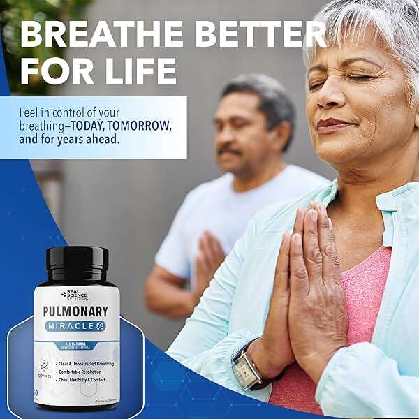 Pulmonary Miracle COPD Relief and Lung Detox Capsules to Clear Lungs & Aid Breathing - Lung Support Supplement with Vinitrox & GABA for Long-Term Cough & Respiratory Relief, 60 Caps (Pack of 3) - Image 5