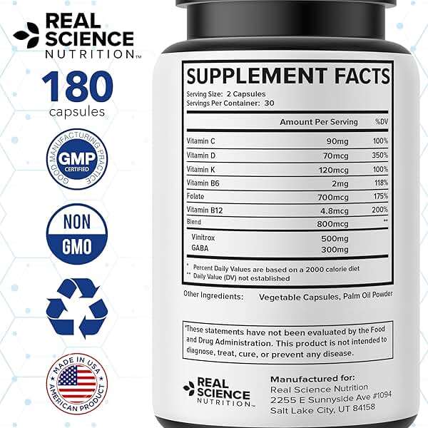 Pulmonary Miracle COPD Relief and Lung Detox Capsules to Clear Lungs & Aid Breathing - Lung Support Supplement with Vinitrox & GABA for Long-Term Cough & Respiratory Relief, 60 Caps (Pack of 3) - Image 7