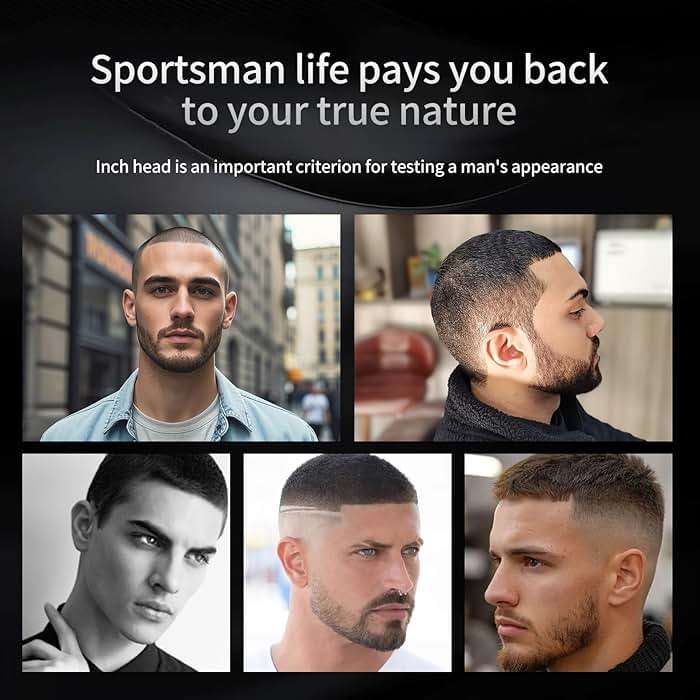 Yinicare Self Hair Clippers for Men Set Cordless Electric Short Hair Trimmer Grooming Kit for Mens Professional, Waterproof Personal Trimmers Haircut for Man Male Family - Image 2