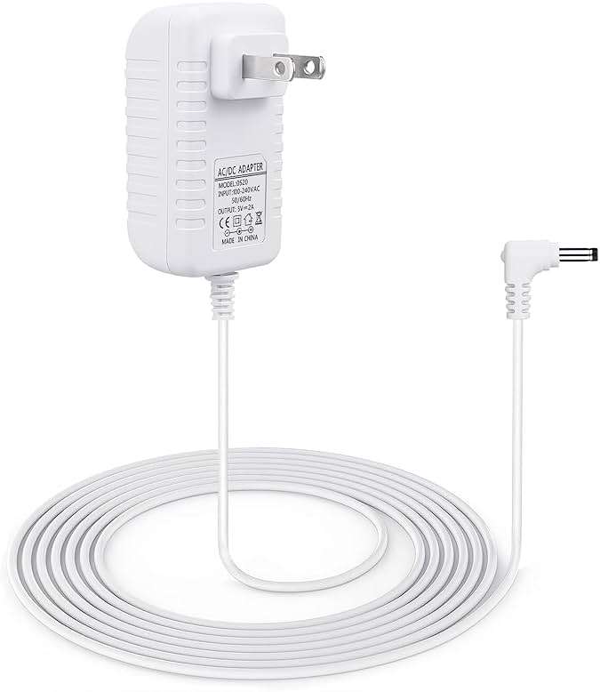 5V Charger for Hello Baby Monitor HB6550, HB50, Replacement Power Adapter with Charging Cord 6 ft - Image 1