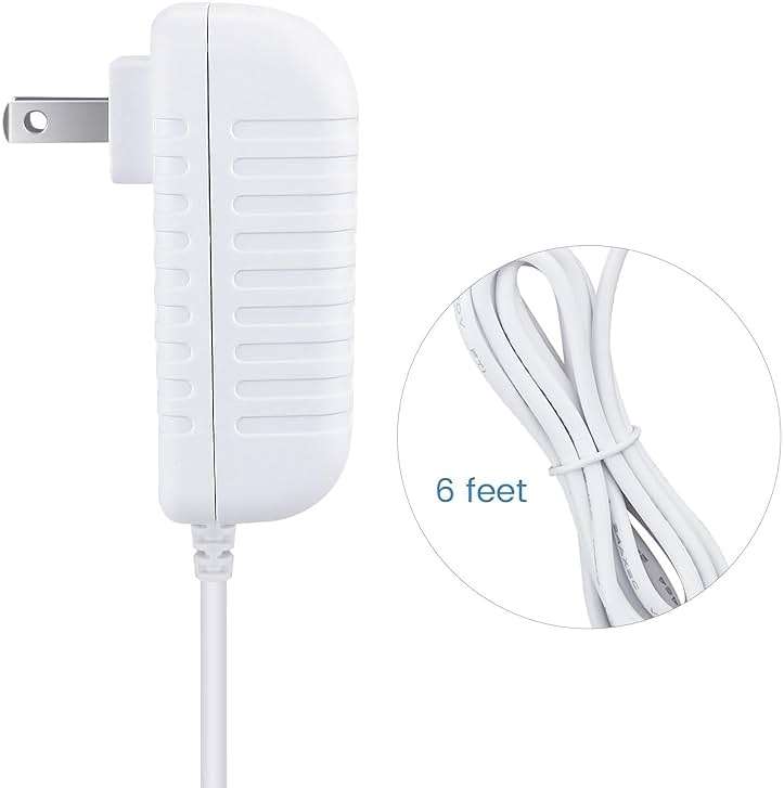 5V Charger for Hello Baby Monitor HB6550, HB50, Replacement Power Adapter with Charging Cord 6 ft - Image 6