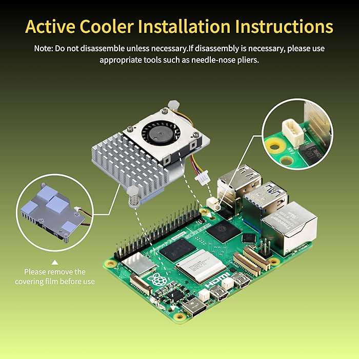 iRasptek Basic Kit for Raspberry Pi 5 16GB RAM with Pi5 Case and Active Cooler Included - Image 6