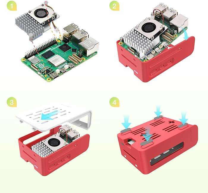 iRasptek Basic Kit for Raspberry Pi 5 16GB RAM with Pi5 Case and Active Cooler Included - Image 7