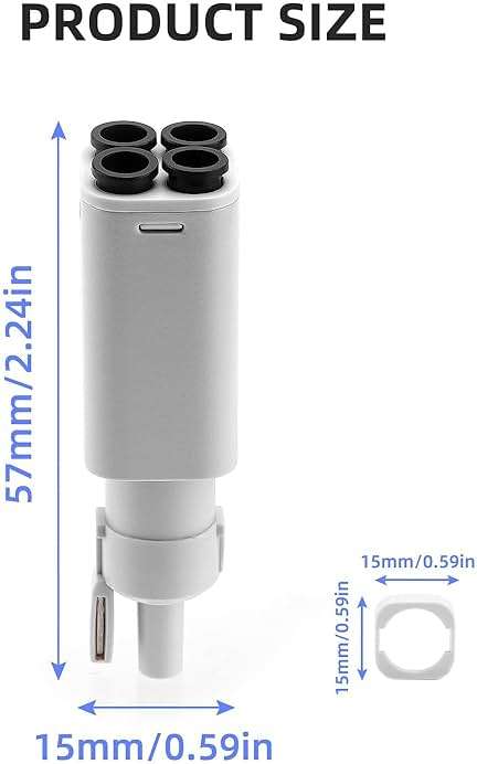 YIBEICO 4-in-1 PTFE Adapter Replacement for Bambu Lab A1/A1mini 3D Printer Accessories,Excellent AMS Tubing Connectors - Image 7