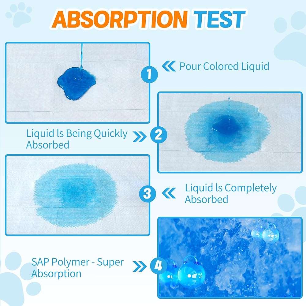 60 Count Extra Large Dog Pee Pads - 30"X36" Super Absorbent Disposable Training Urine Bed Pads Dogs Puppies - Thickened XXL LeakProof & Quick Drying Piddle Potty Incontinence Underpads for Baby Adults - Image 4
