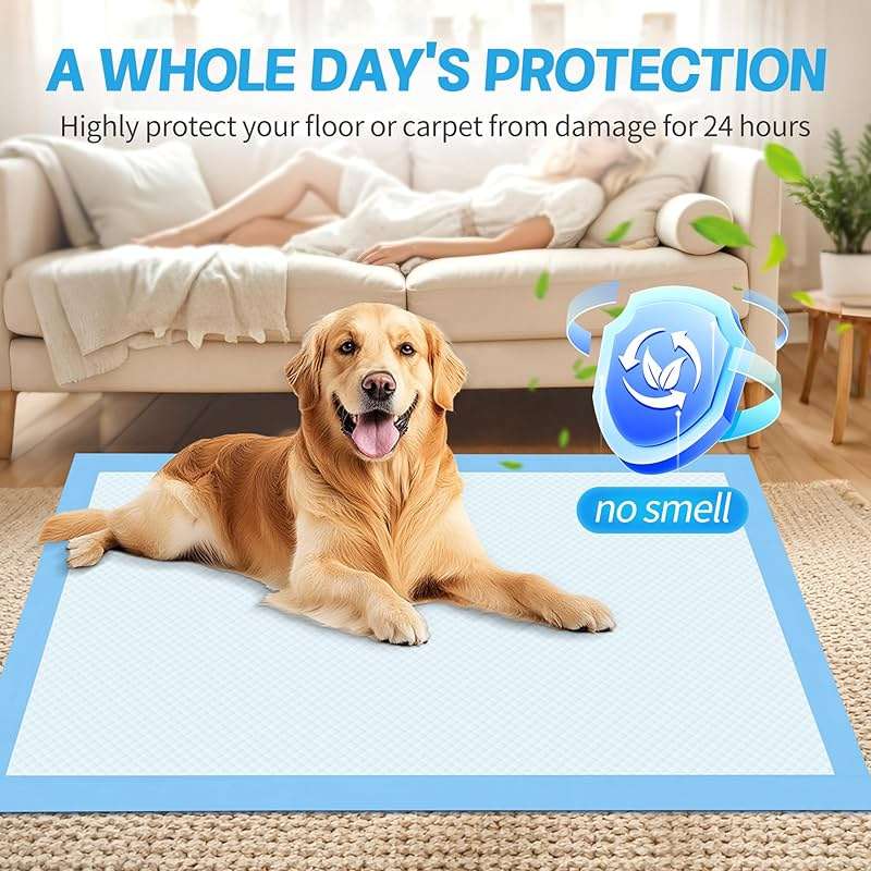 60 Count Extra Large Dog Pee Pads - 30"X36" Super Absorbent Disposable Training Urine Bed Pads Dogs Puppies - Thickened XXL LeakProof & Quick Drying Piddle Potty Incontinence Underpads for Baby Adults - Image 5