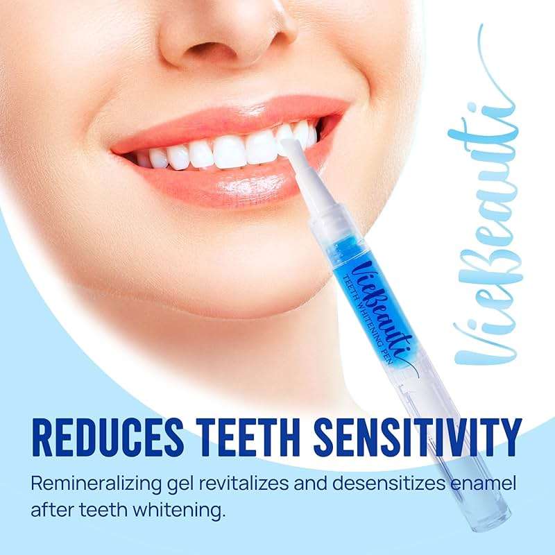 Teeth Whitening Pen Gel Kit, 35% Carbamide Peroxide Gel for Stain Removal, No Sensitivity, Remineralizing Pen, Brighter Smile in 2 Weeks, Mint Flavor, 5 Pack - Image 7