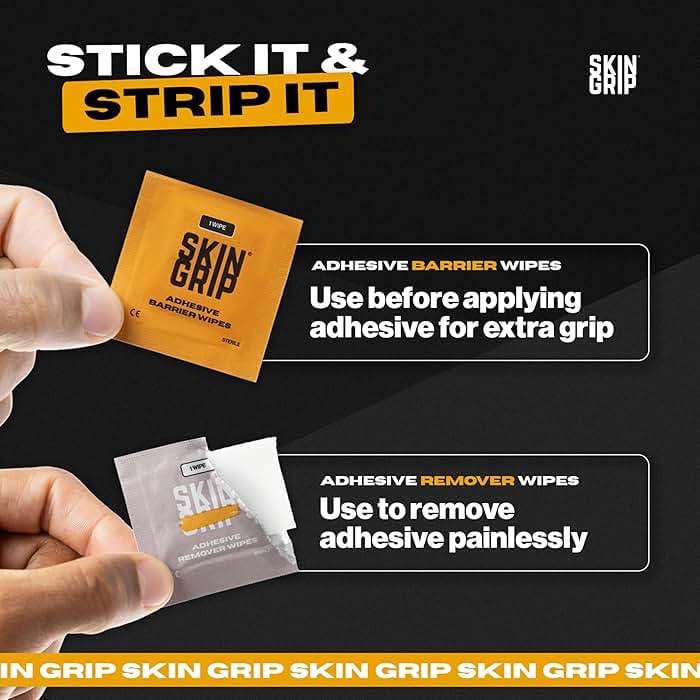 Skin Grip Adhesive Remover Wipes - 50 Ct | Medical Adhesive Remover for Skin | Dexcom Patch Removal | Skin-Friendly Adhesive Removal Wipes | Ostomy Adhesive Remover Wipes | CGMs & Sensor Cleanup - Image 4