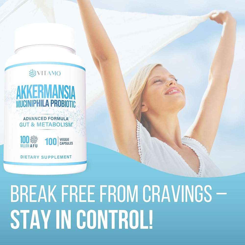 Vitamo Akkermansia Muciniphila Probiotic Supplement - 100 Million AFU, GLP-1 Activator for Weight Loss Support - Metabolic & Digestive Health for Men & Women – Made in USA – 100 Capsules - Image 6
