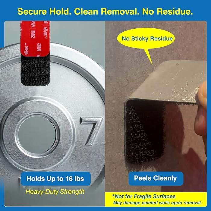 8 Sets Heavy-Duty Adhesive Hook and Loop Strips – 1.2" x 3.2" High-Bond Fastening Strips, Heat-Resistant & Waterproof, Strong Hold for Indoor/Outdoor Mounting on Wall, Glass, Tile, Metal & More - Image 3