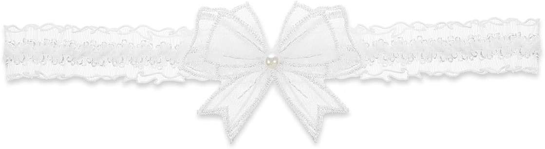White Lace Bow Floral Garters, Wedding Garters for Bride Vintage Pearl Lace Garter Bowknot Stretch Thigh Garter Elastic Leg Garters Wedding Party Porm Body Accessories for Women Girls - Image 1