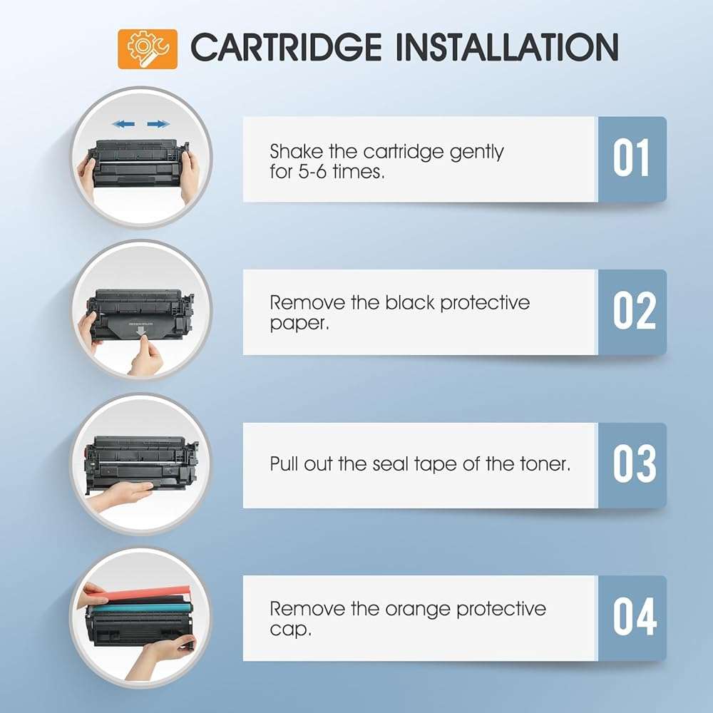 CF258A 58A Toner Cartridge Black M404n Compatible for HP 58A CF258A 58X CF258X Toner for HP LaserJet Pro M404n M404dn M404dw M404 MFP M428fdw M428fdn M428dw Printer Ink High Yield 2 Pack with Chip - Image 4
