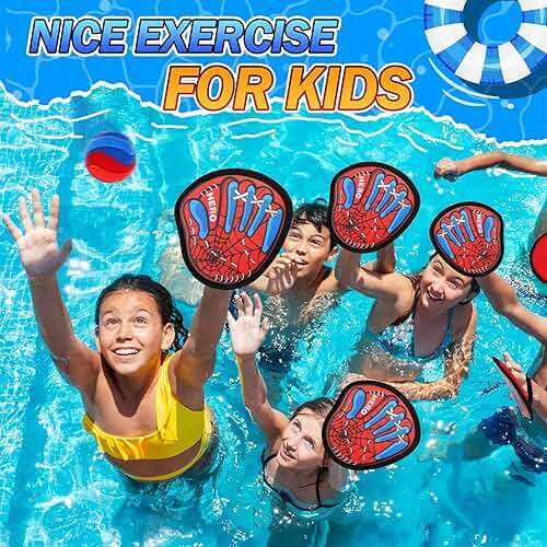 Spider Toss and Catch Ball Game Set – Toddler Baseball Glove, Outdoor Yard Beach Pool Toys, Outdoor Games for Family, Birthday Easter Gift for Ages 3 4 5 6 7 8-12 Year Old Boys Girls - Image 4