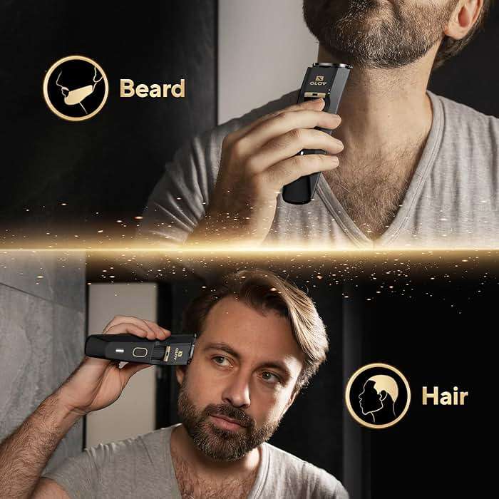 Replacement Charging Base for OLOV X Men's Beard Trimmer, USB Recharge Dock, Black - Image 5
