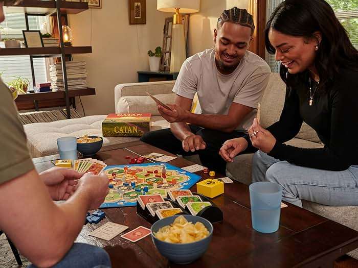 CATAN Board Game (6th Edition) Trade, Build & Settle in the Classic Strategy Game for Family, Kids & Adults, Ages 10+, 3-4 Players, 60-90 Min Playtime - Image 2