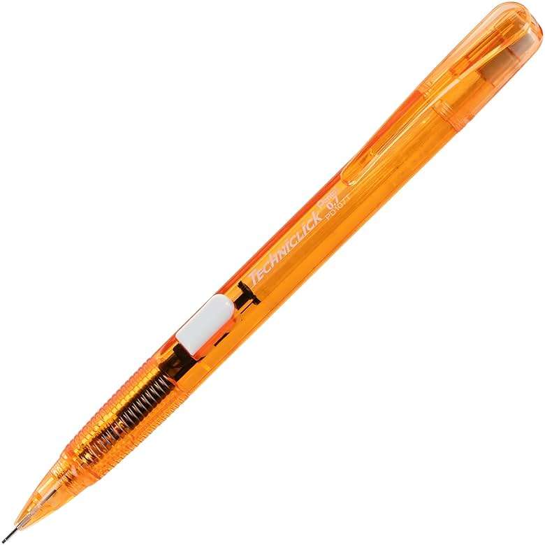 Pentel Techniclick 0.7mm Mechanical Pencil – Pack of 5, Smooth Writing Pencil for Students & Professionals, Medium Line, Side-Click Lead Advance, Assorted Pastel Barrel Colors (PD107TBP5M) - Image 2