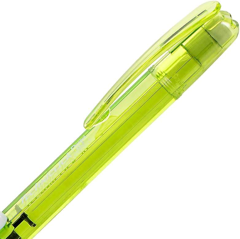 Pentel Techniclick 0.7mm Mechanical Pencil – Pack of 5, Smooth Writing Pencil for Students & Professionals, Medium Line, Side-Click Lead Advance, Assorted Pastel Barrel Colors (PD107TBP5M) - Image 4