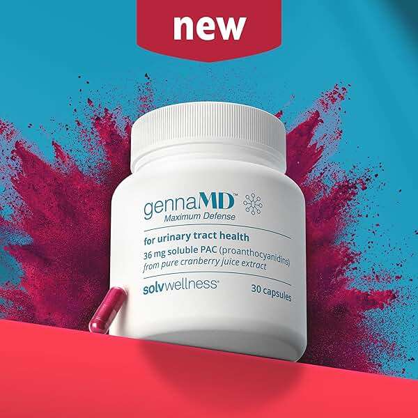 Solv Wellness GennaMD Cranberry Supplement for Urinary Tract Health Support - Advanced 36 mg Soluble PAC from 100% Cranberry Juice Extract - Small, Easy-to-Swallow Capsules - 30 Capsules - Image 4