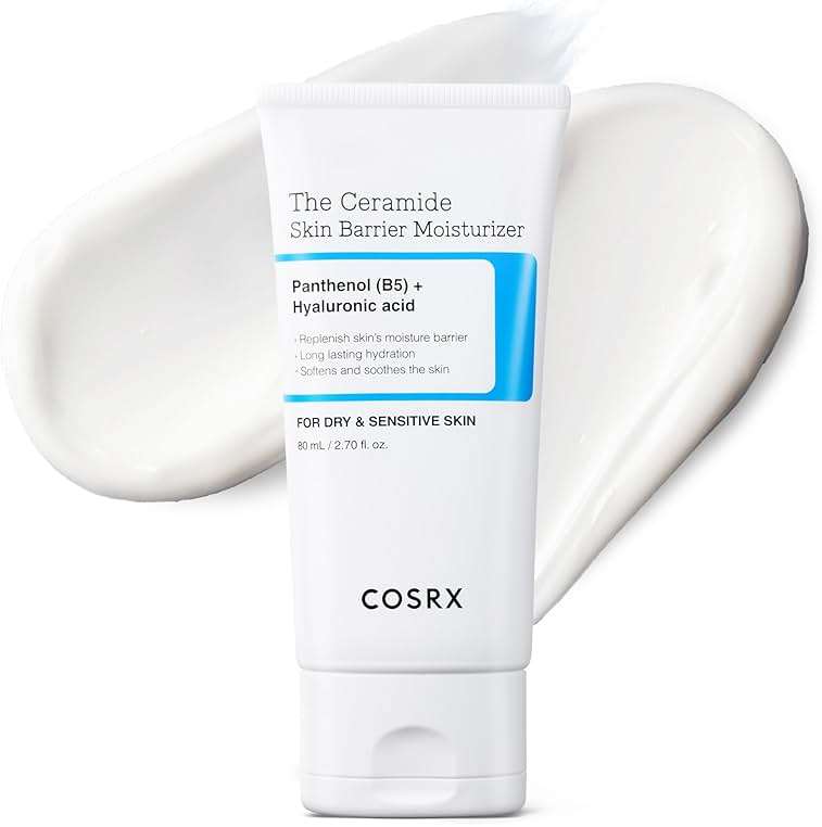 COSRX Ceramide Skin Barrier Moisturizer for Face with 7 Ceramides, Hyaluronic Acid & Panthenol, Barrier Repair Face Cream for Dry & Sensitive Skin, 2.7 oz, Korean Face Moisturizer, Korean Skin Care - Image 1