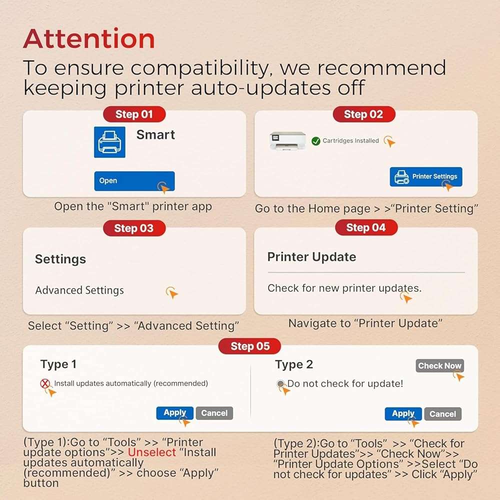 67XL Ink Cartridges Black/Color Combo Pack Compatible for HP Ink 67 67XL Works with HP Deskjet 2855e 2800e 2852e 2827e 4227e 4255e 1255 Envy 6055e 6075 6432e 6455e 6458e 6475e Pro 6455 Series (2-Pack) - Image 6