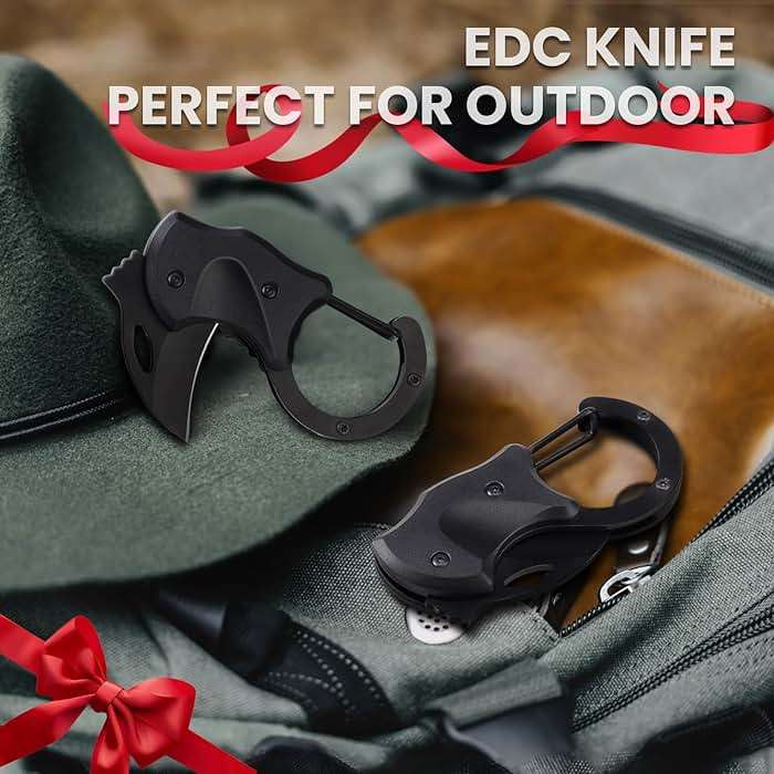 FUNBRO Small Pocket Knife Fathers Day Dad Gifts for Men, EDC Box Cutter, Anniversary & Birthday Gifts for Him, Mens Stocking Stuffers Gifts for Boyfriend Husband Grandpa from Daughter Wife Son - Image 6