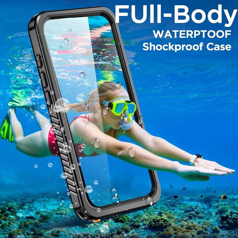 AICase for iPhone 16e Case/iPhone 17e Case Waterproof, Clear Water Proof Shockproof Dustproof Snowproof Full Body Rugged Transparent Underwater Phone Case for iPhone 16e/17e Built-in Screen Protector - Image 2