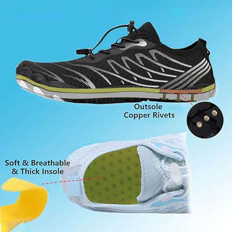 Zureto Grounding Shoes with Copper, Grounded Barefoot Footwear Hike Shoes for Womens Mens Soft Comfortable - Image 6