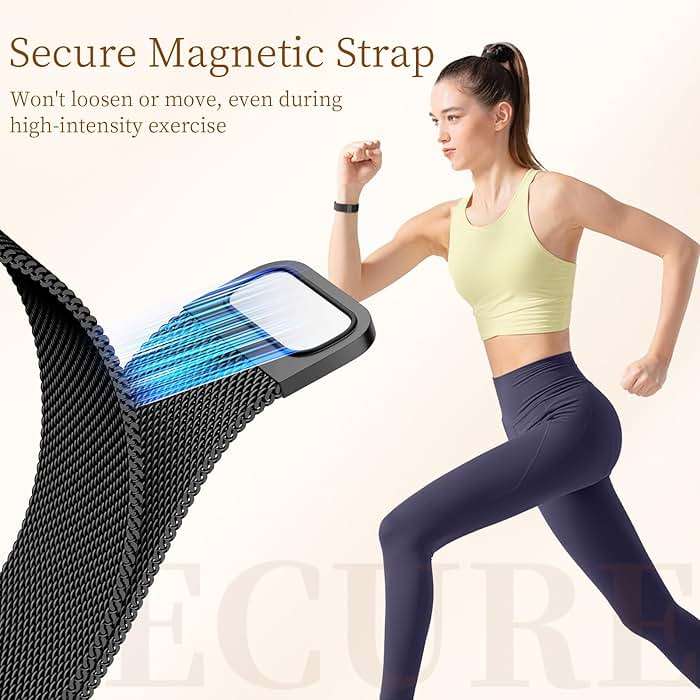 JKD X-Shape Metal Band Compatible with Fitbit Charge 6/ Charge 5 Bands for Women Men, Soft Stainless Steel Mesh Loop Strap Bracelet Wrist Band Replacement for Fitbit Charge 5/ Charge 6 Fitness Tracker - Image 4