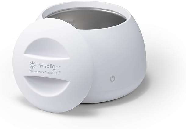 Invisalign Ultrasonic Cleaner | Powered by Zima Dental | Aligner and Retainer Cleaner | Arctic White - Image 1