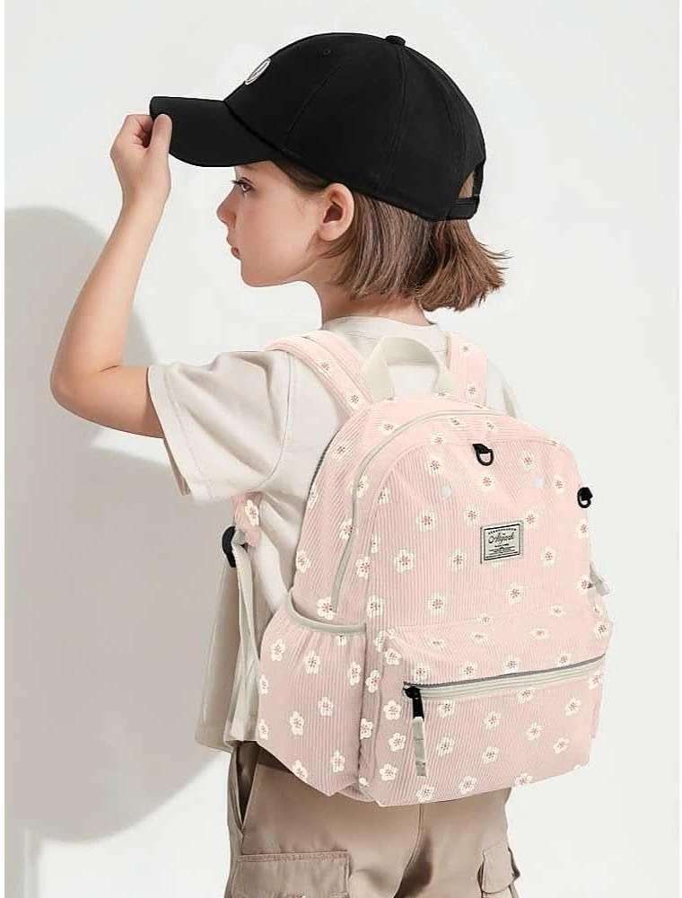 Corduroy Kids Backpack for Boys 6-10: Boys Girls Backpacks for Elementary Kindergarten 15” H Fit Folder - Image 8