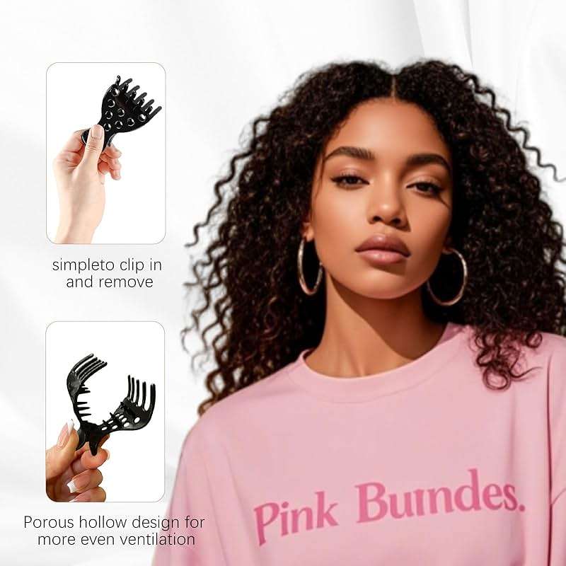 Foaryoer Hair Volume Clip,Root Lifting Hair Clips for Volume Clip No Crease Hair Root Lifting Clips for Curler Hair - Image 6