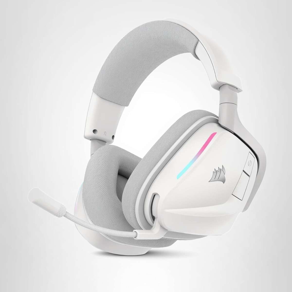 Corsair Void v2 Wireless Gaming Headset with Bluetooth for PC, PS5, PS4, Switch, Mobile – Dolby Atmos, 70 Hr Battery, Dual Wireless, Lightweight, Fast Charging – White | For PC, PS5, PS4, Switch & Mobile ,Dolby Atmos, 70 Hours Battery Life, Double Wireless, Fast Charge - Image 10