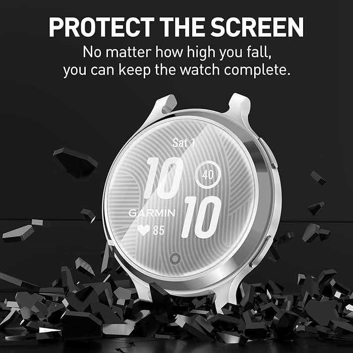 Suoman 6-Pack for Garmin Lily 2 Active Screen Protector, Charger Port + [Not Glass] Soft TPU High Definition Clear Protective Film - Image 4