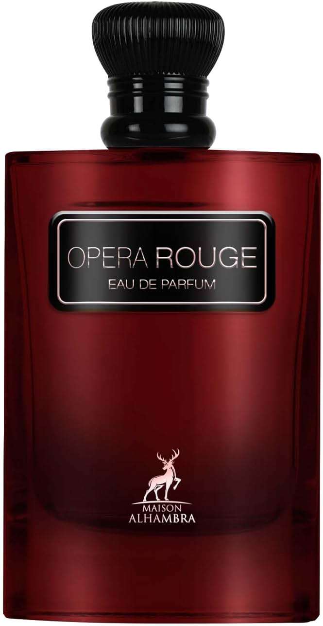 Maison Alhambra Opera Rouge Eau De Parfum Spray - 100ml (3.4 oz), Playful Blend of Fruity, Floral & Creamy Warmth, Long-Lasting Fragrance for Women & Men - Image 1