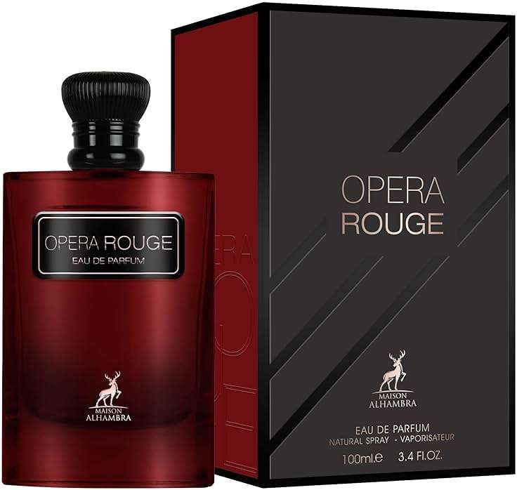 Maison Alhambra Opera Rouge Eau De Parfum Spray - 100ml (3.4 oz), Playful Blend of Fruity, Floral & Creamy Warmth, Long-Lasting Fragrance for Women & Men - Image 2