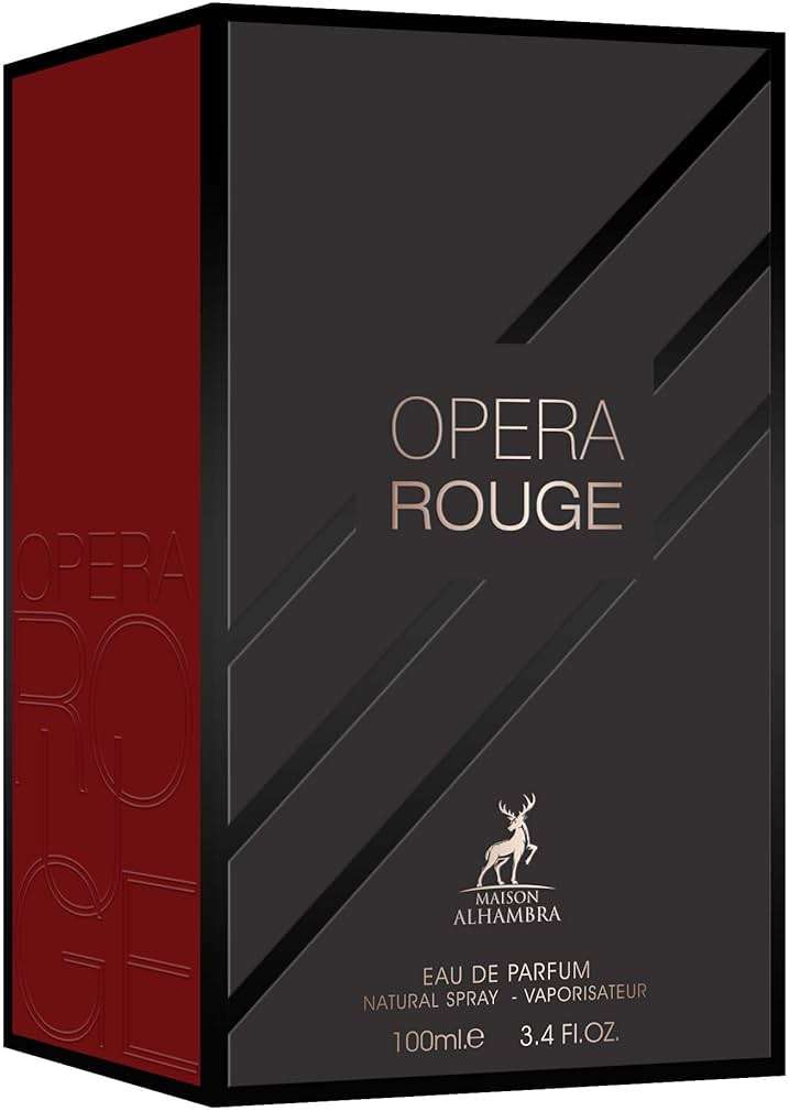 Maison Alhambra Opera Rouge Eau De Parfum Spray - 100ml (3.4 oz), Playful Blend of Fruity, Floral & Creamy Warmth, Long-Lasting Fragrance for Women & Men - Image 3