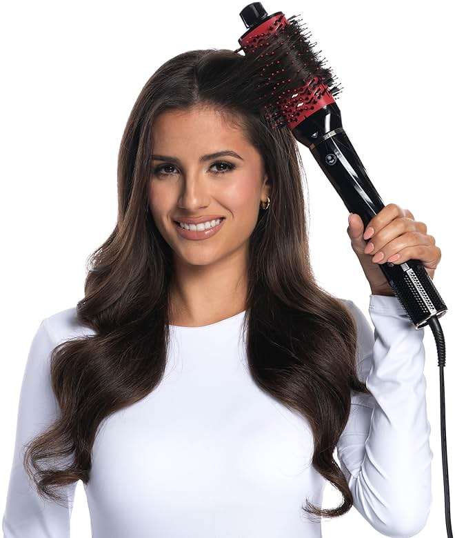 CHI Lava AirWave & CHI 44 Iron Guard (2 Oz) Gift Duo, Volumizes, Curls & Dries Hair for Frizz-Free Results, Low Heat for Less Damage, Black & Red - Image 6