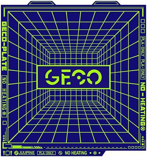 JUUPINE 2025 New Upgraded GECO Plate for Bambu Lab A1 Mini 3D Printer,PLA Cold Plate (No Heating) 184X184mm Magnetic Spring Steel 0℃ Printing Hot Bed No Glue Required. - Image 1